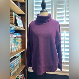 Talbots Purple Turtleneck Tunic